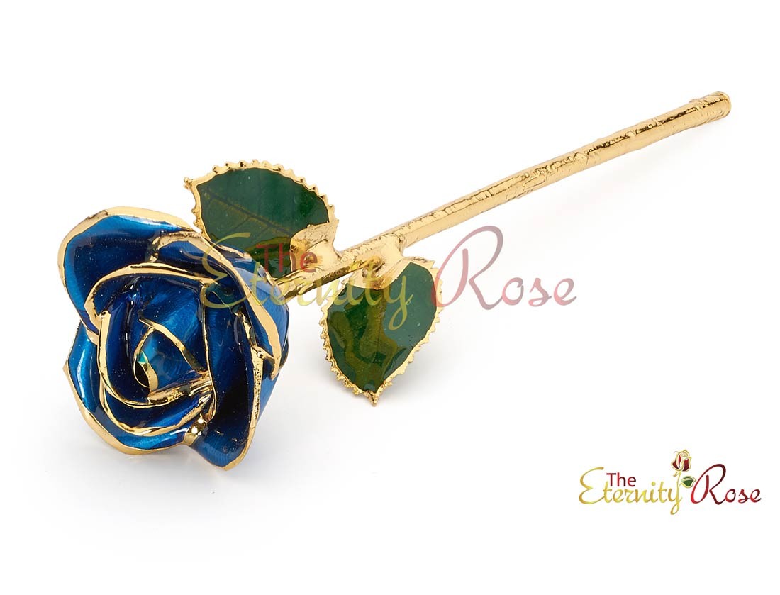 Gifts for Her Glazed Gold Dipped Rose