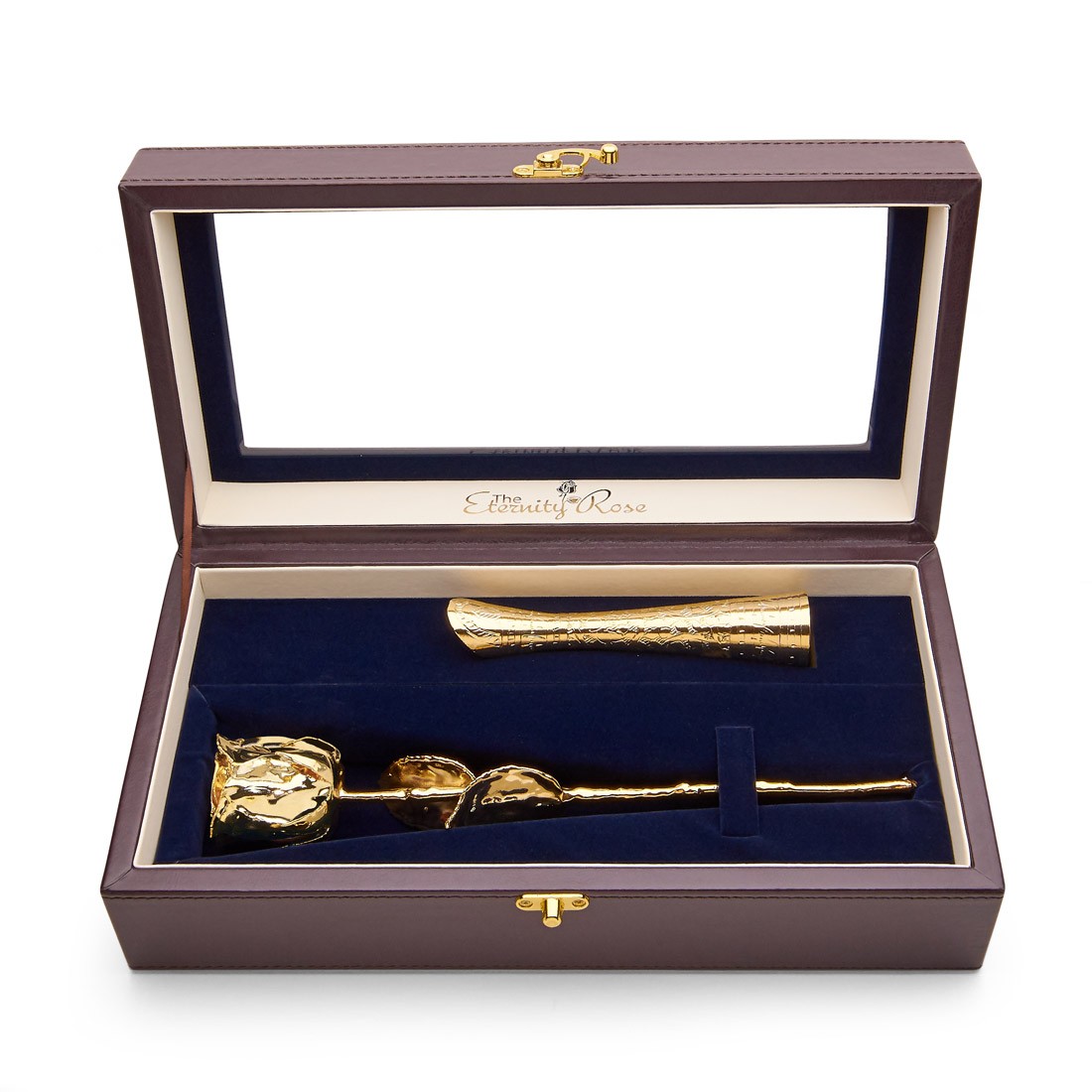 Gifts for HerGold Dipped Rose & Vase Set