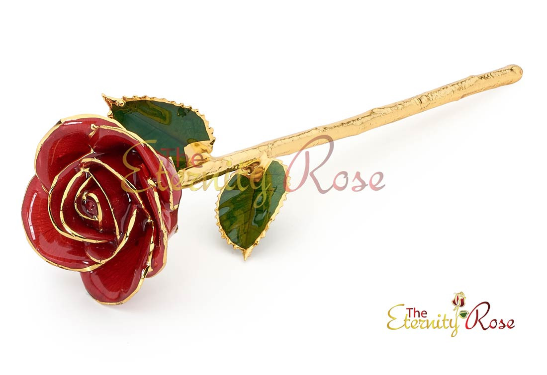 Eternity Roses Gold Red Natural Rose · Romantic Gift | CA
