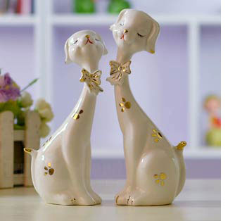 Porcelain figurines for 18th anniversary