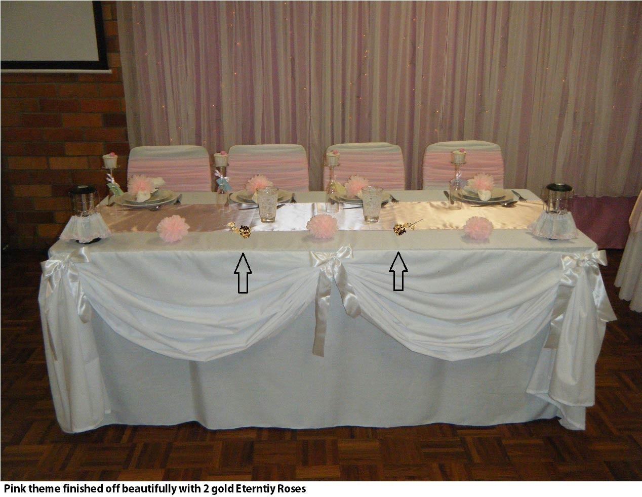 Wedding bridal table