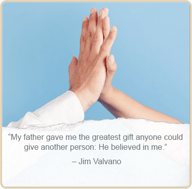 Father's day quote by - Jim Valvano