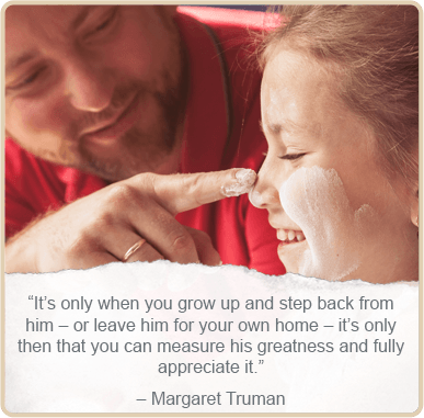 Father's day quote by - Margaret Truman