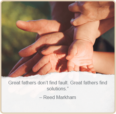 Father's day quote by - Reed Markham