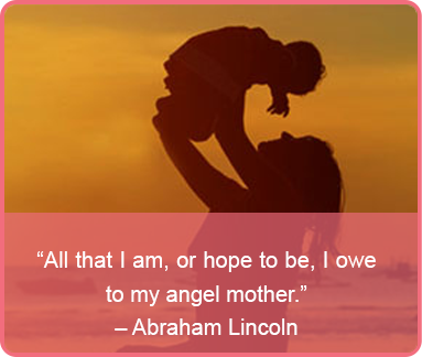 mothers day quote - Abraham Lincoln