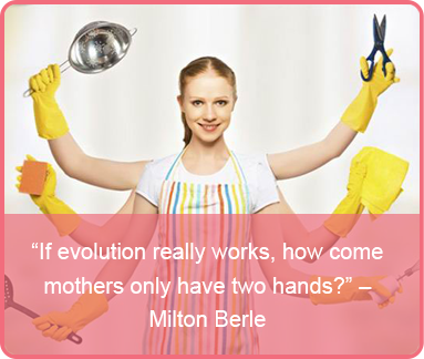 mothers day quote - Milton Berle