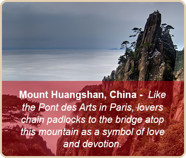 valentine romantic places mount huangshan china