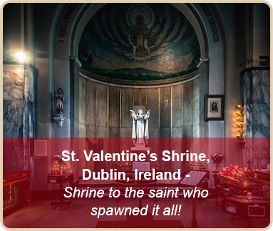 valentine romantic places shrine dublin