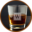 Wedding gift for man - whiskey glass